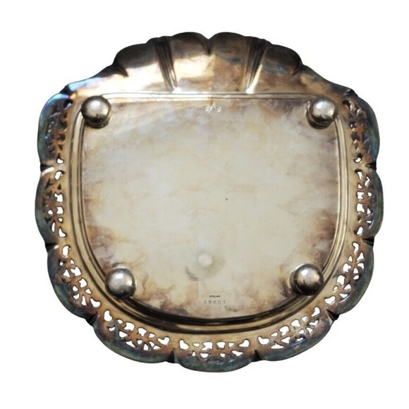 Antique Vintage William Adams England Footed Dome Butter Caviar Dish Scalloped - Picture 6 of 13